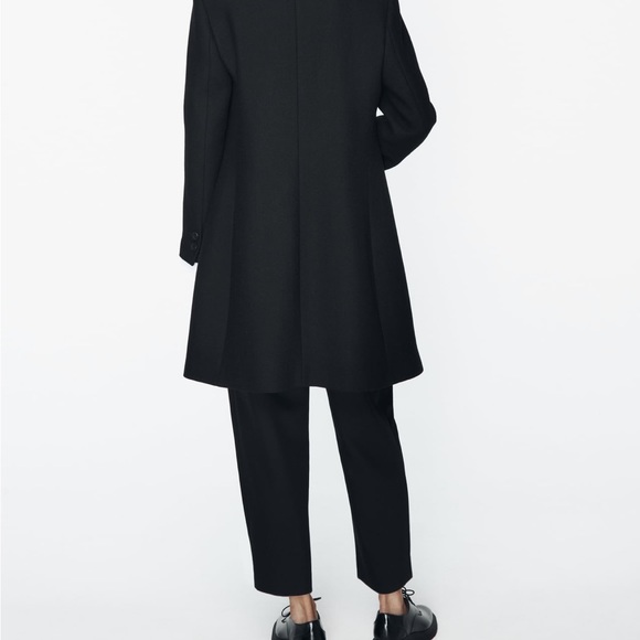 Zara black coat size xs - Picture 2 of 10